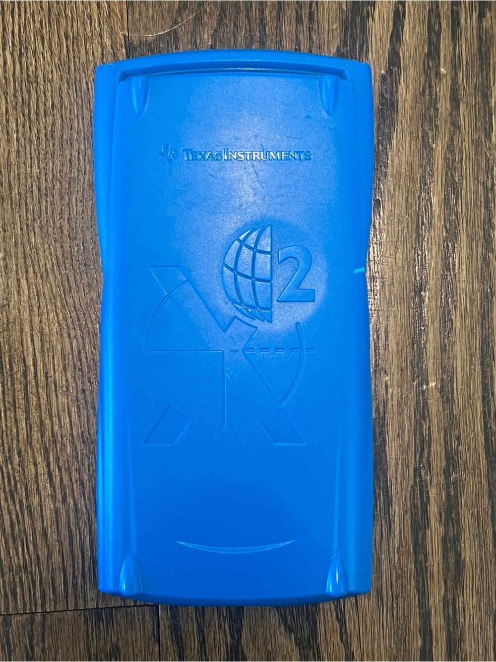 Texas Instruments Bright Blue Graphing Calculator with Protective Cover